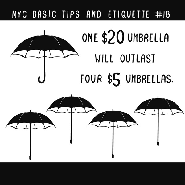 NYC basic tips and etiquette #18