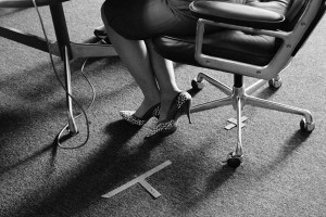 Christina Hendricks shoes Mad Men set