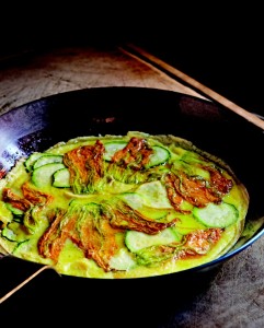Frittata with Squash Blossom Buvette Jody Williams
