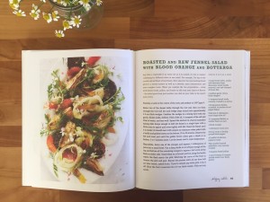 roasted and raw fennel salad
