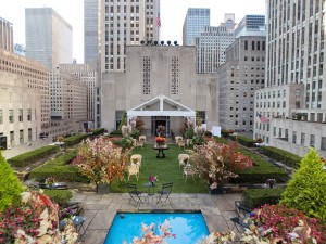 Rockerfeller Rooftop Garden NYC
