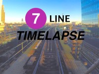 What the 7 line train saw timelappse