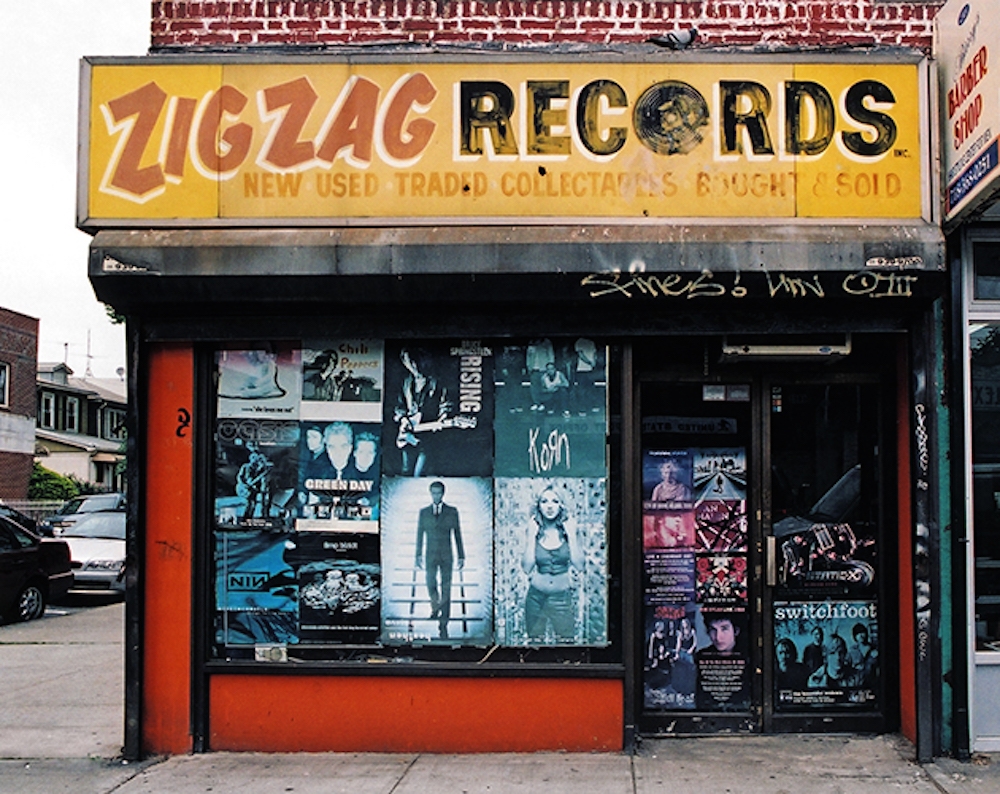 zig zag records new york store front