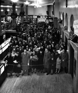 christmas shopping at Macy's 1948