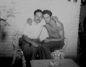 Tennessee Williams and Marlon Brando, 1948