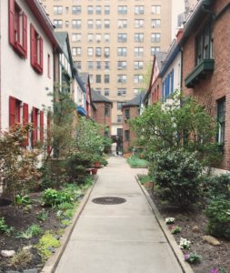 Pomander walk miniature english village new york