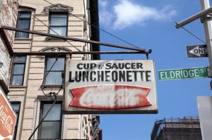 cup and saucer luncheonette lower east side
