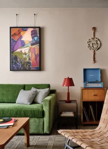 colourful hotel room in New York